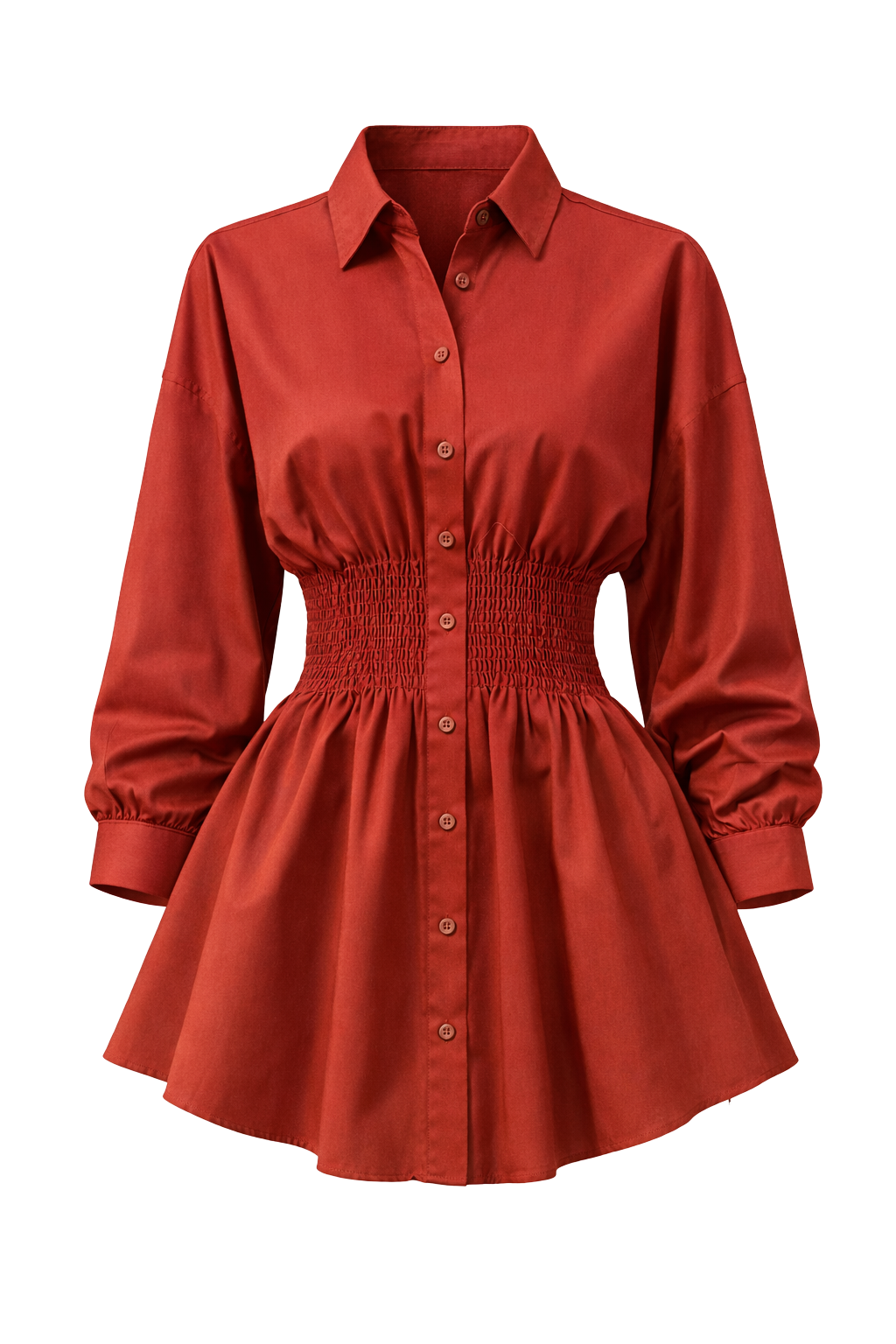 Robe Chemise Courte Femme